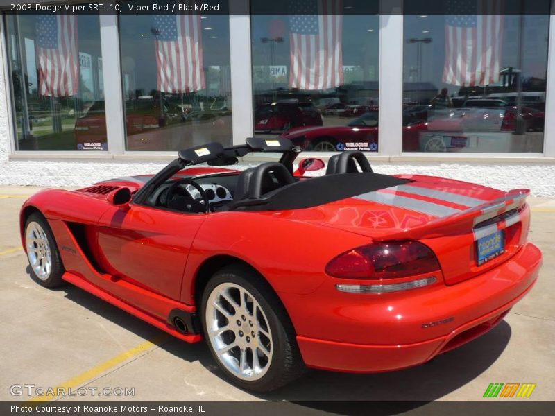 Viper Red / Black/Red 2003 Dodge Viper SRT-10