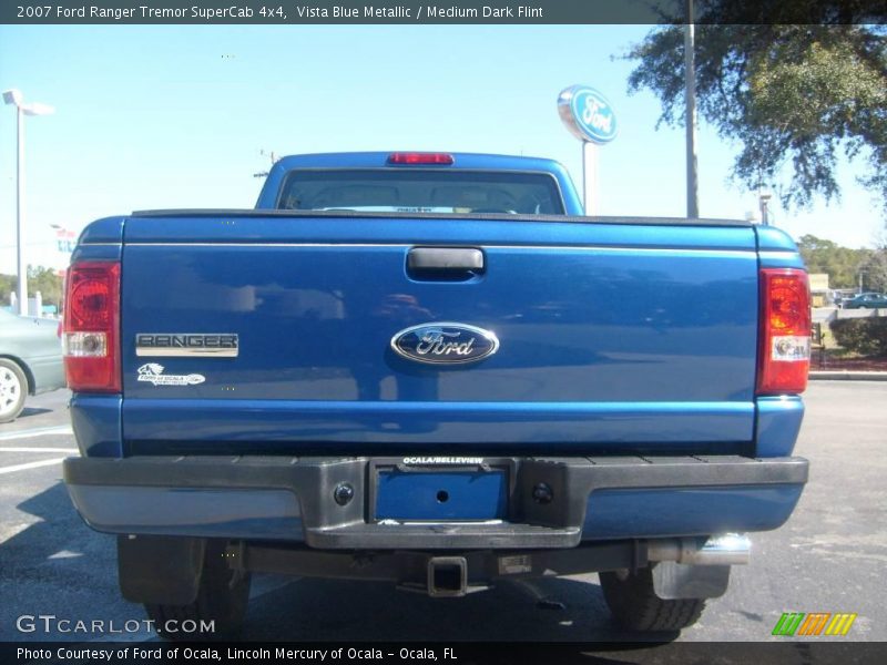 Vista Blue Metallic / Medium Dark Flint 2007 Ford Ranger Tremor SuperCab 4x4