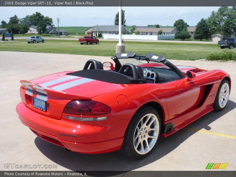 Viper Red / Black/Red 2003 Dodge Viper SRT-10