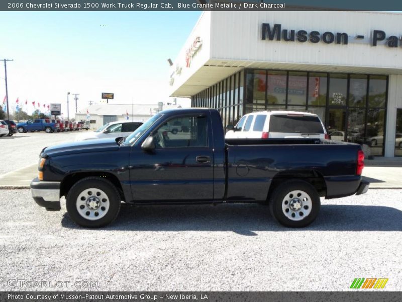 Blue Granite Metallic / Dark Charcoal 2006 Chevrolet Silverado 1500 Work Truck Regular Cab