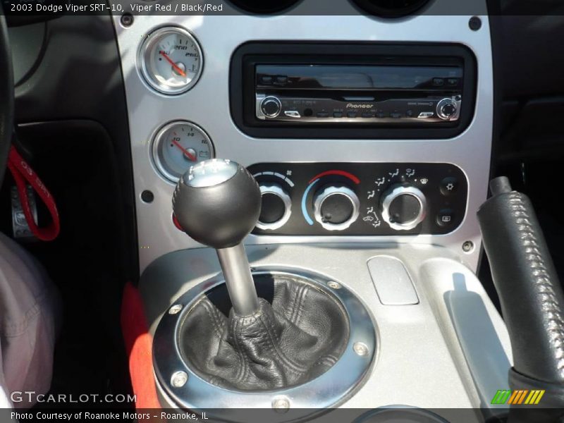 Viper Red / Black/Red 2003 Dodge Viper SRT-10