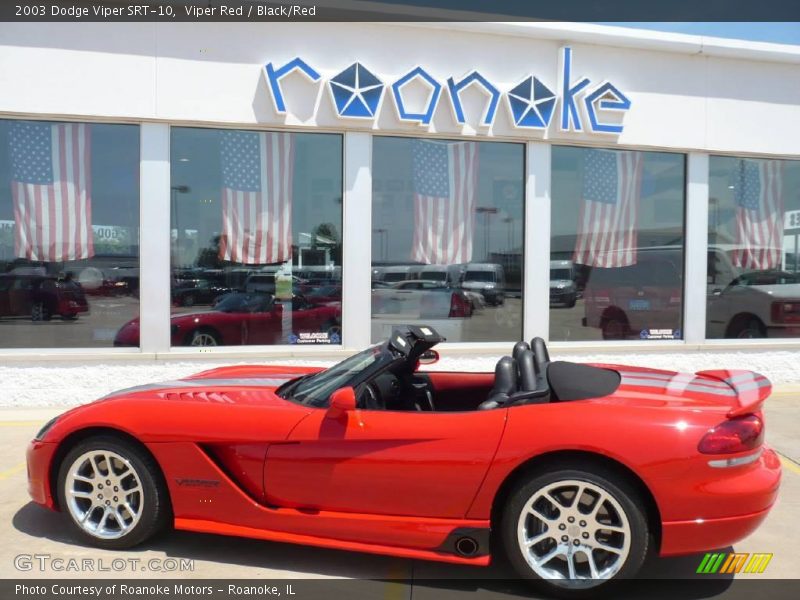 Viper Red / Black/Red 2003 Dodge Viper SRT-10