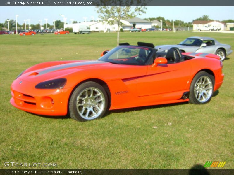 Viper Red / Black/Red 2003 Dodge Viper SRT-10