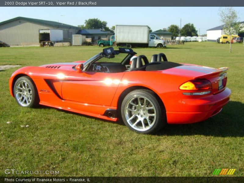 Viper Red / Black/Red 2003 Dodge Viper SRT-10
