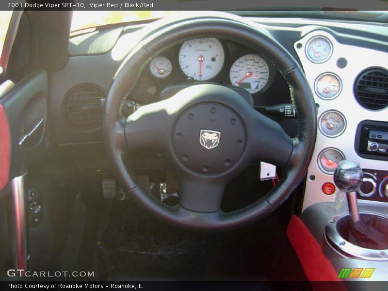 Viper Red / Black/Red 2003 Dodge Viper SRT-10