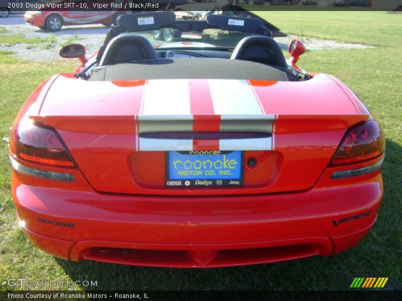 Viper Red / Black/Red 2003 Dodge Viper SRT-10