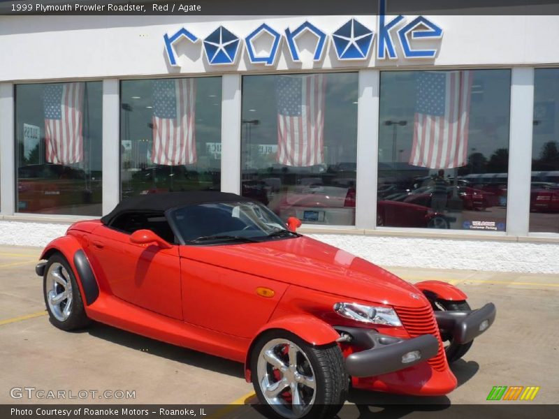 Red / Agate 1999 Plymouth Prowler Roadster