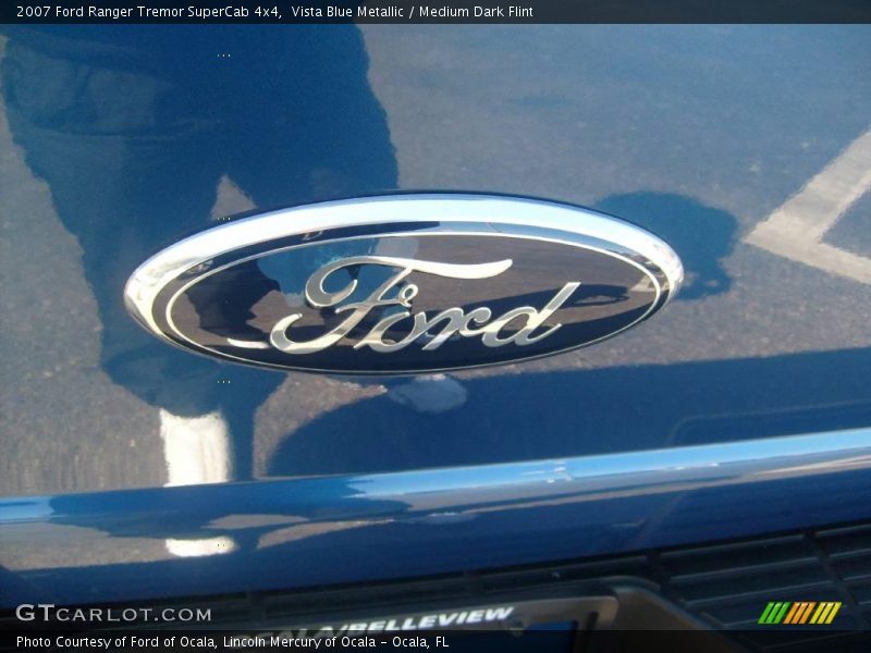 Vista Blue Metallic / Medium Dark Flint 2007 Ford Ranger Tremor SuperCab 4x4