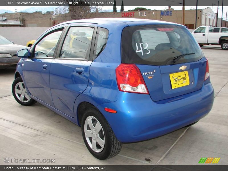 Bright Blue / Charcoal Black 2007 Chevrolet Aveo 5 LS Hatchback