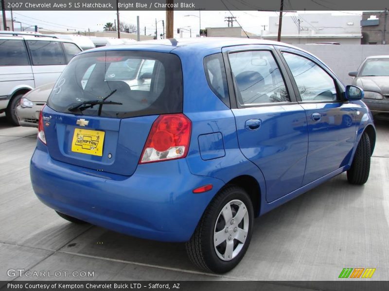 Bright Blue / Charcoal Black 2007 Chevrolet Aveo 5 LS Hatchback