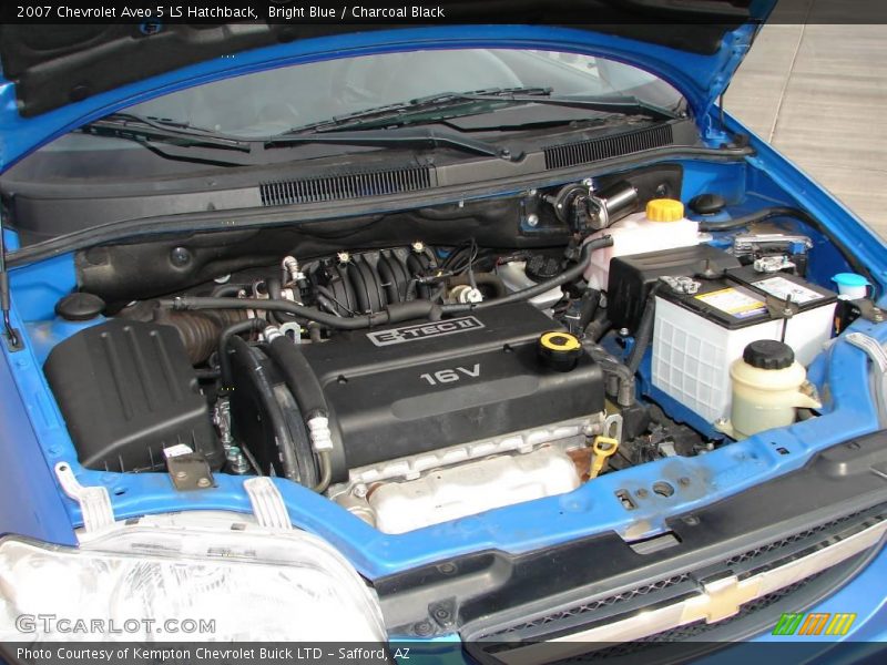 Bright Blue / Charcoal Black 2007 Chevrolet Aveo 5 LS Hatchback