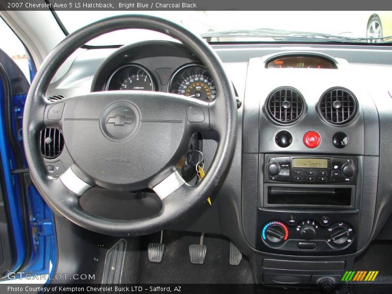 Bright Blue / Charcoal Black 2007 Chevrolet Aveo 5 LS Hatchback