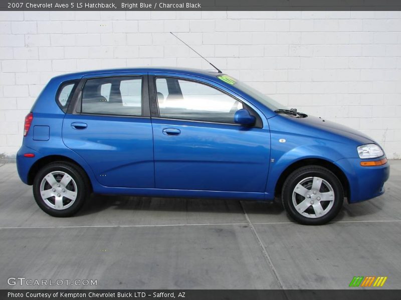 Bright Blue / Charcoal Black 2007 Chevrolet Aveo 5 LS Hatchback