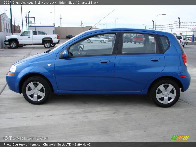 Bright Blue / Charcoal Black 2007 Chevrolet Aveo 5 LS Hatchback