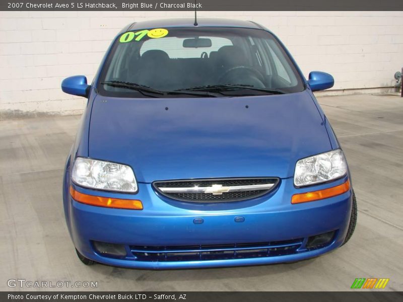 Bright Blue / Charcoal Black 2007 Chevrolet Aveo 5 LS Hatchback
