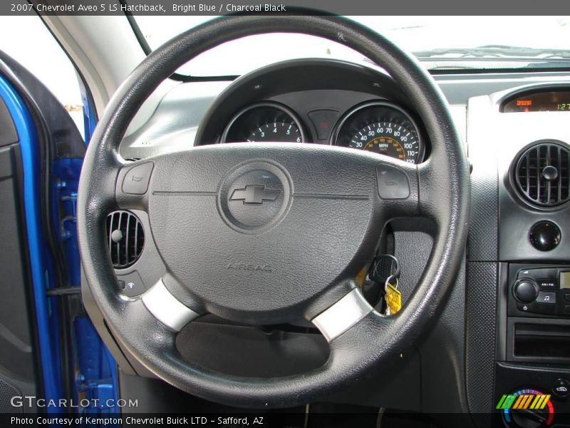 Bright Blue / Charcoal Black 2007 Chevrolet Aveo 5 LS Hatchback