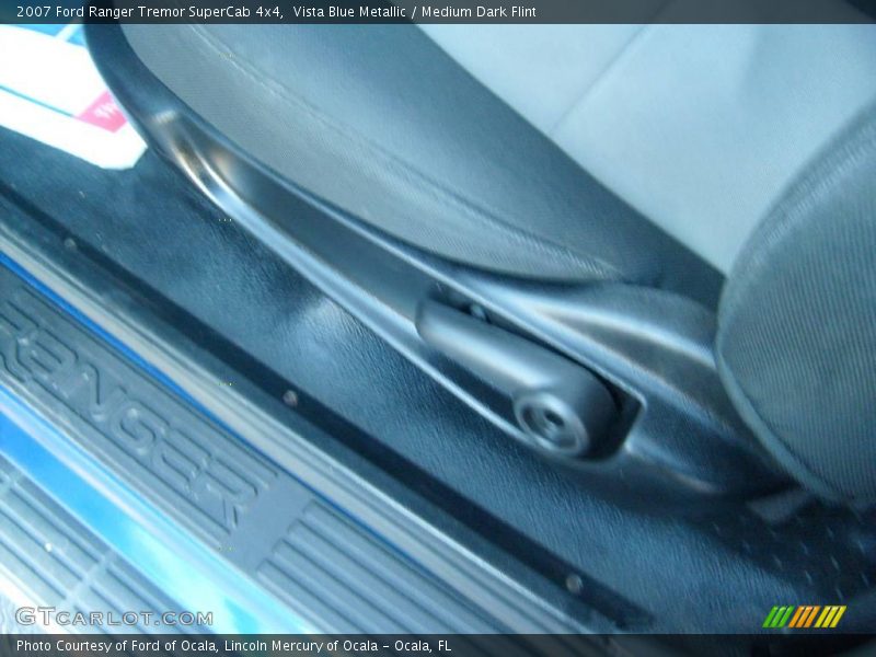 Vista Blue Metallic / Medium Dark Flint 2007 Ford Ranger Tremor SuperCab 4x4
