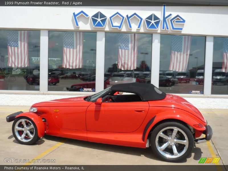 Red / Agate 1999 Plymouth Prowler Roadster