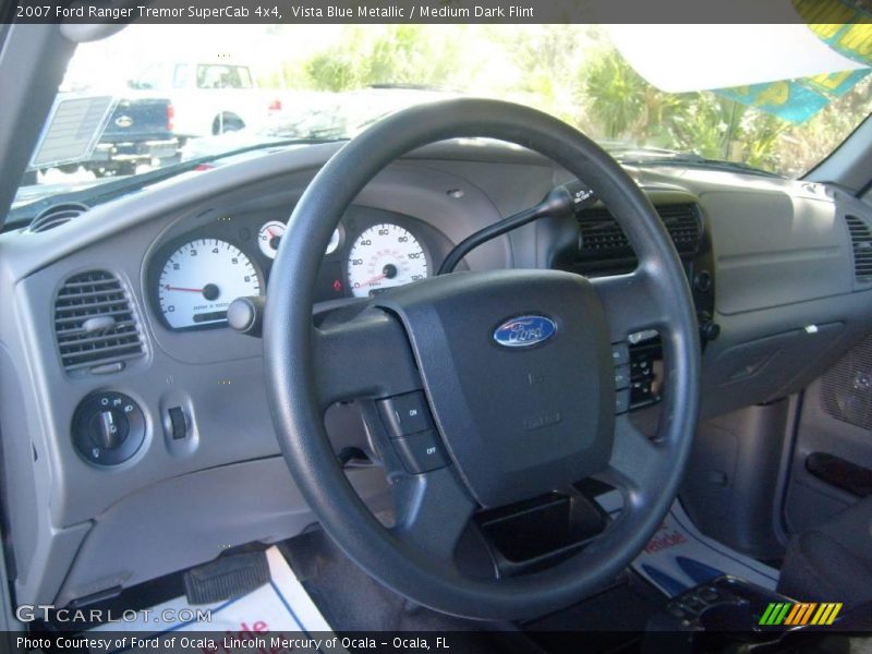 Vista Blue Metallic / Medium Dark Flint 2007 Ford Ranger Tremor SuperCab 4x4