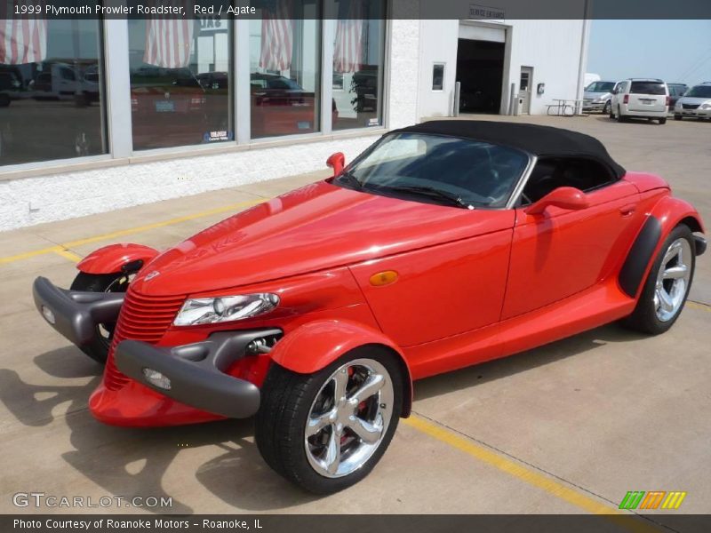 Red / Agate 1999 Plymouth Prowler Roadster