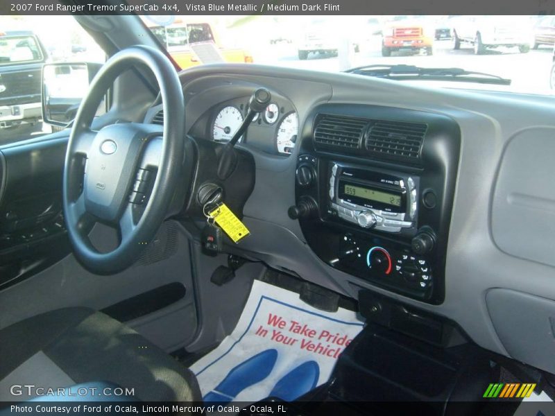 Vista Blue Metallic / Medium Dark Flint 2007 Ford Ranger Tremor SuperCab 4x4