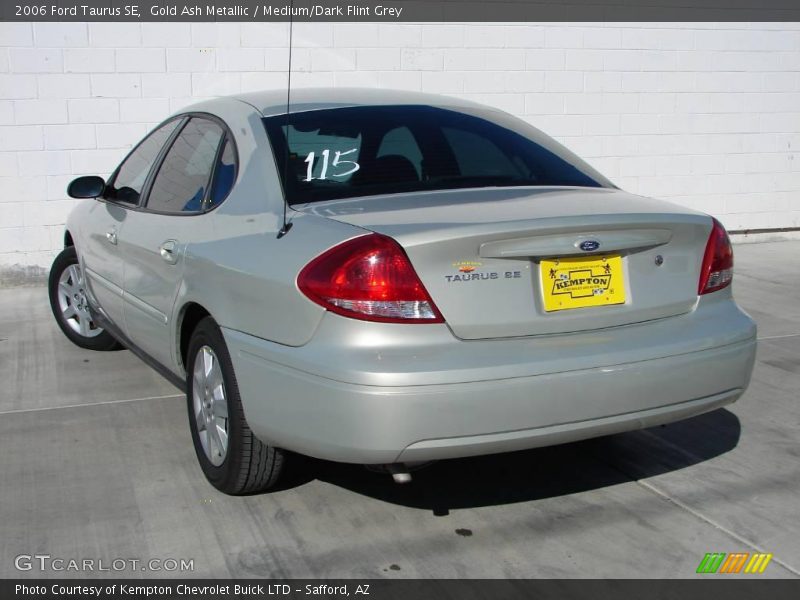 Gold Ash Metallic / Medium/Dark Flint Grey 2006 Ford Taurus SE