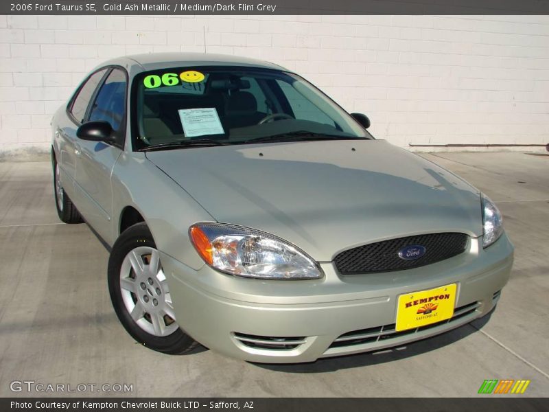 Gold Ash Metallic / Medium/Dark Flint Grey 2006 Ford Taurus SE