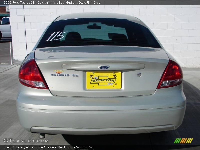 Gold Ash Metallic / Medium/Dark Flint Grey 2006 Ford Taurus SE