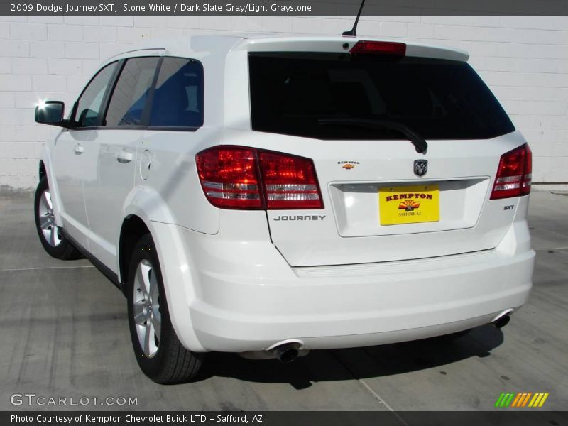 Stone White / Dark Slate Gray/Light Graystone 2009 Dodge Journey SXT