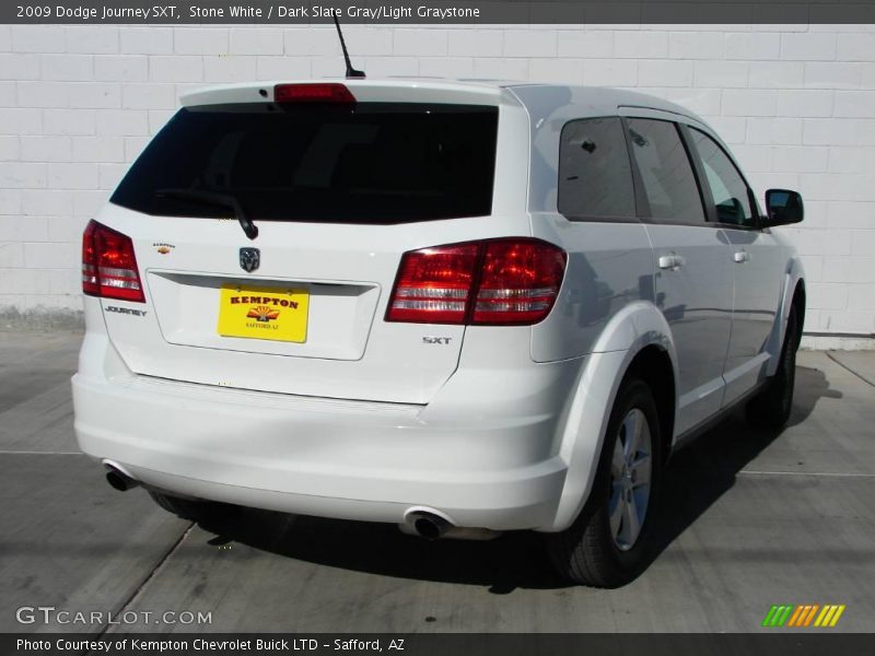 Stone White / Dark Slate Gray/Light Graystone 2009 Dodge Journey SXT