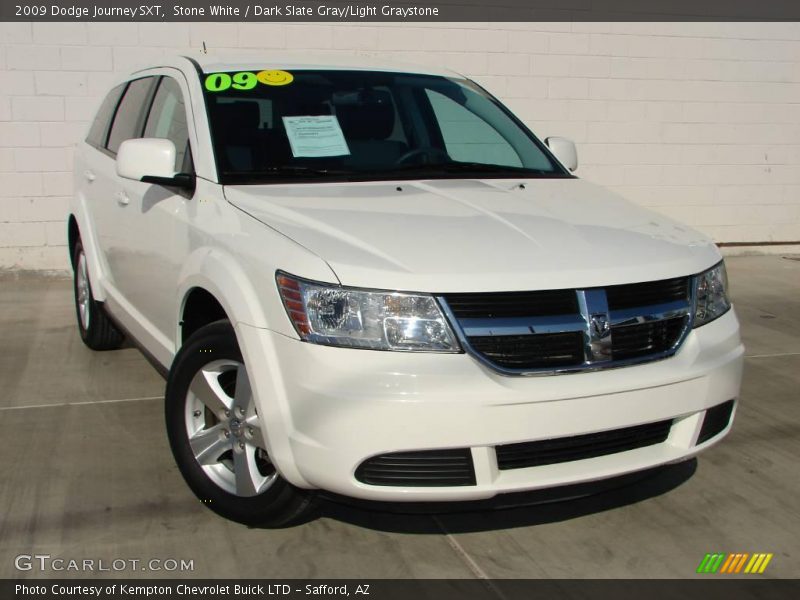 Stone White / Dark Slate Gray/Light Graystone 2009 Dodge Journey SXT
