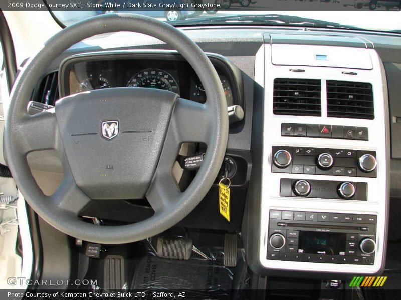 Stone White / Dark Slate Gray/Light Graystone 2009 Dodge Journey SXT