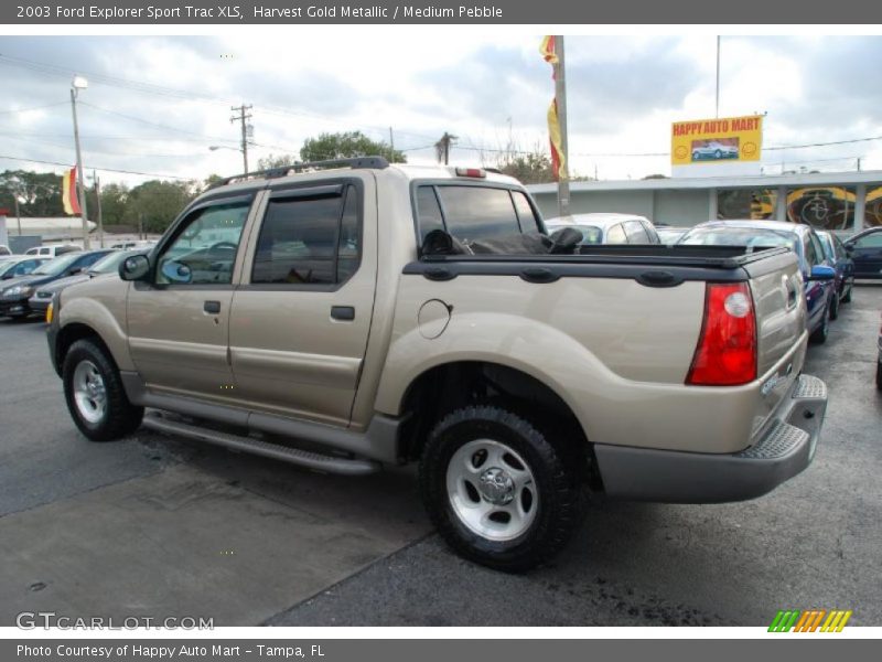 Harvest Gold Metallic / Medium Pebble 2003 Ford Explorer Sport Trac XLS