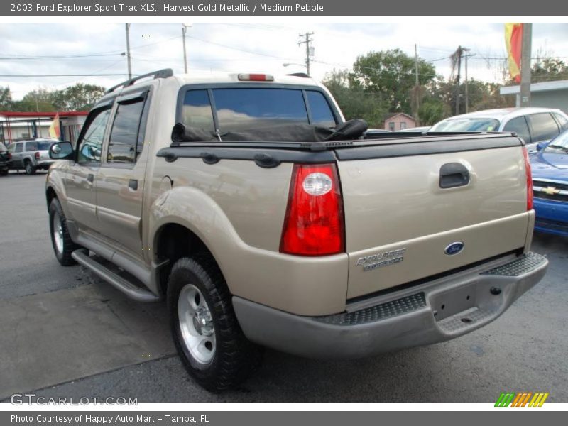 Harvest Gold Metallic / Medium Pebble 2003 Ford Explorer Sport Trac XLS