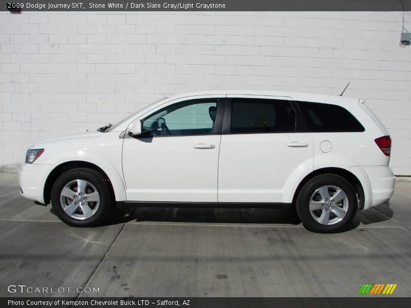 Stone White / Dark Slate Gray/Light Graystone 2009 Dodge Journey SXT