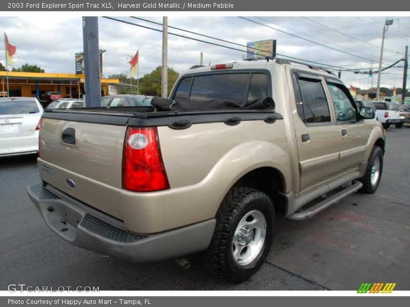 Harvest Gold Metallic / Medium Pebble 2003 Ford Explorer Sport Trac XLS