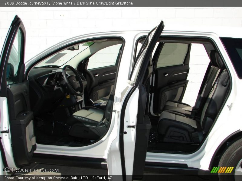 Stone White / Dark Slate Gray/Light Graystone 2009 Dodge Journey SXT