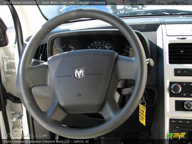 Stone White / Dark Slate Gray/Light Graystone 2009 Dodge Journey SXT