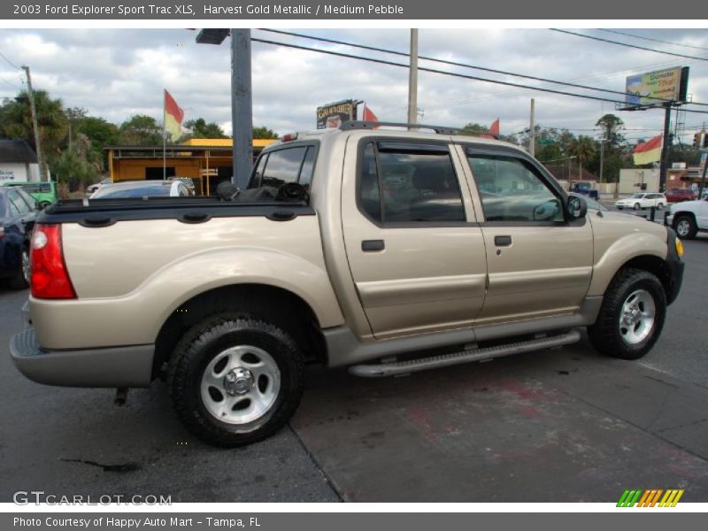 Harvest Gold Metallic / Medium Pebble 2003 Ford Explorer Sport Trac XLS