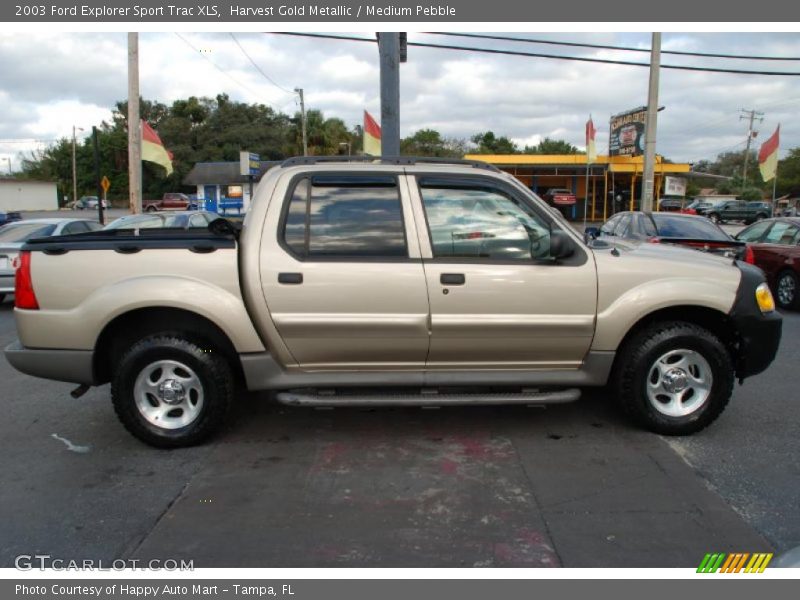 Harvest Gold Metallic / Medium Pebble 2003 Ford Explorer Sport Trac XLS
