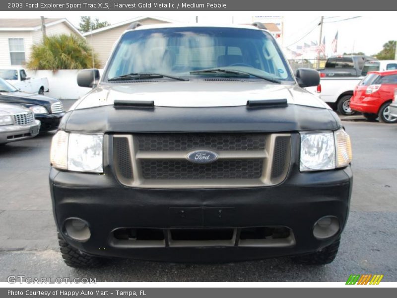 Harvest Gold Metallic / Medium Pebble 2003 Ford Explorer Sport Trac XLS