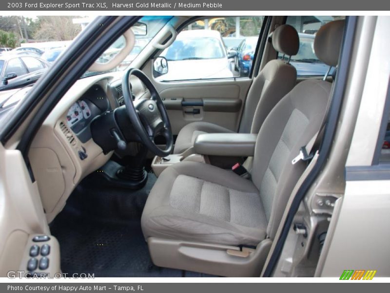 Harvest Gold Metallic / Medium Pebble 2003 Ford Explorer Sport Trac XLS