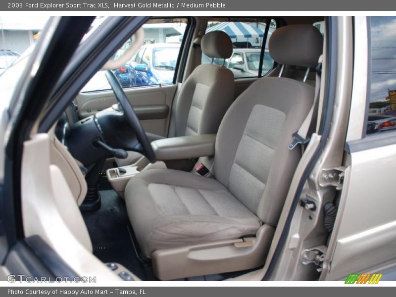 Harvest Gold Metallic / Medium Pebble 2003 Ford Explorer Sport Trac XLS