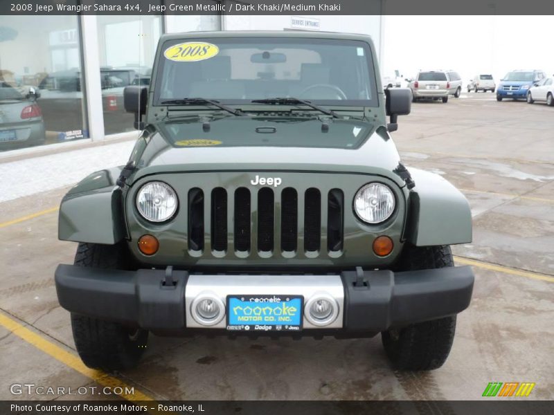 Jeep Green Metallic / Dark Khaki/Medium Khaki 2008 Jeep Wrangler Sahara 4x4