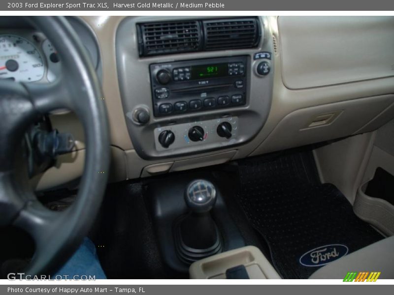 Harvest Gold Metallic / Medium Pebble 2003 Ford Explorer Sport Trac XLS