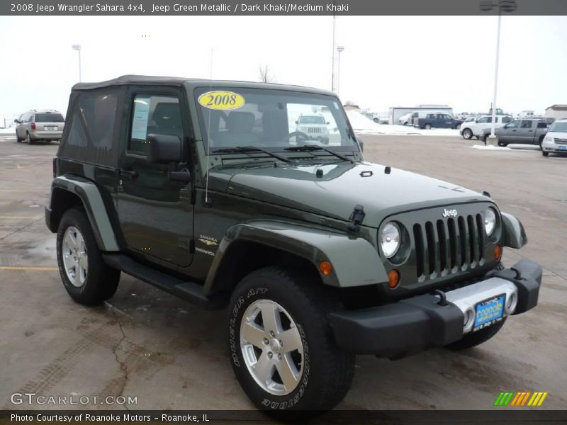Jeep Green Metallic / Dark Khaki/Medium Khaki 2008 Jeep Wrangler Sahara 4x4