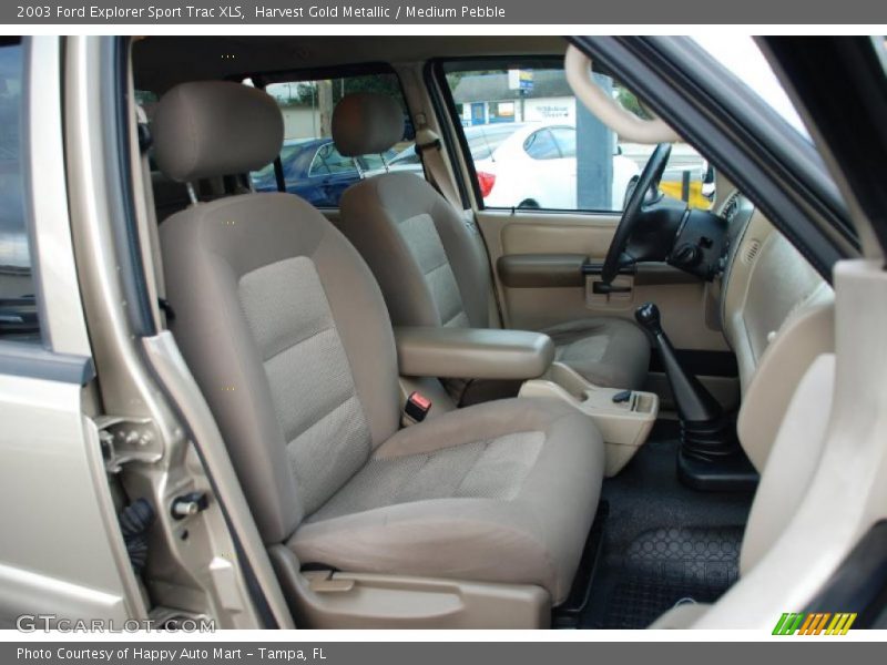Harvest Gold Metallic / Medium Pebble 2003 Ford Explorer Sport Trac XLS