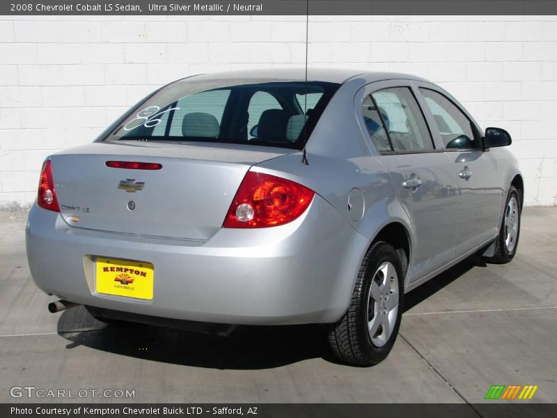Ultra Silver Metallic / Neutral 2008 Chevrolet Cobalt LS Sedan
