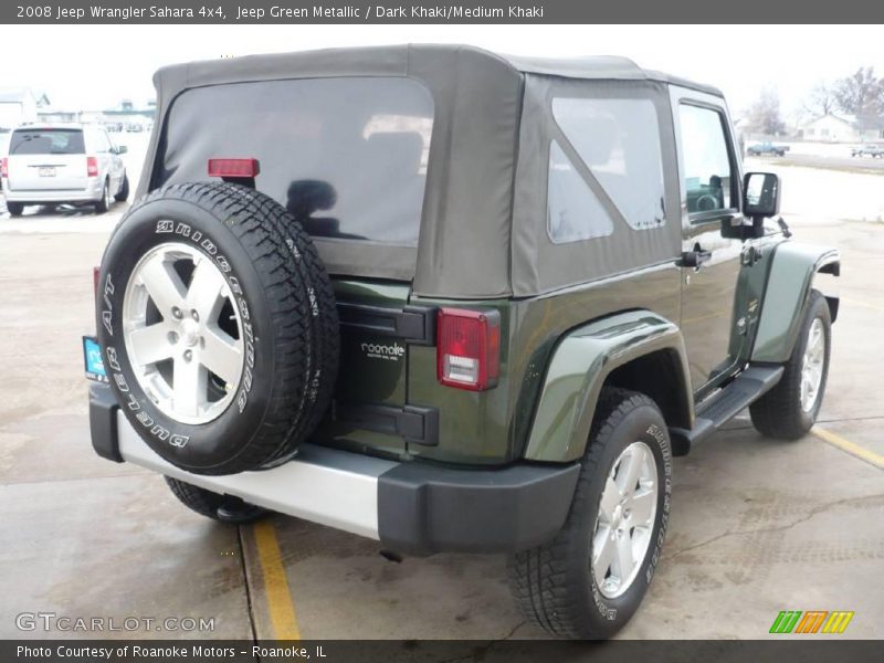 Jeep Green Metallic / Dark Khaki/Medium Khaki 2008 Jeep Wrangler Sahara 4x4