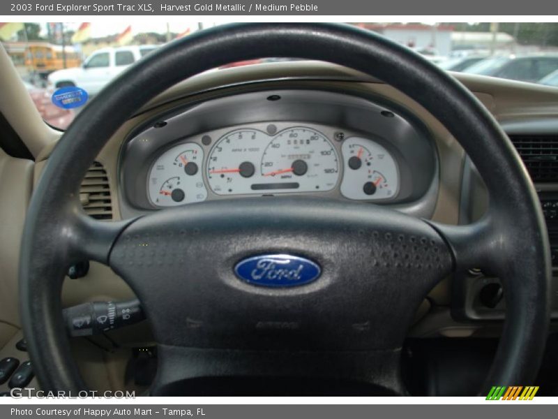 Harvest Gold Metallic / Medium Pebble 2003 Ford Explorer Sport Trac XLS